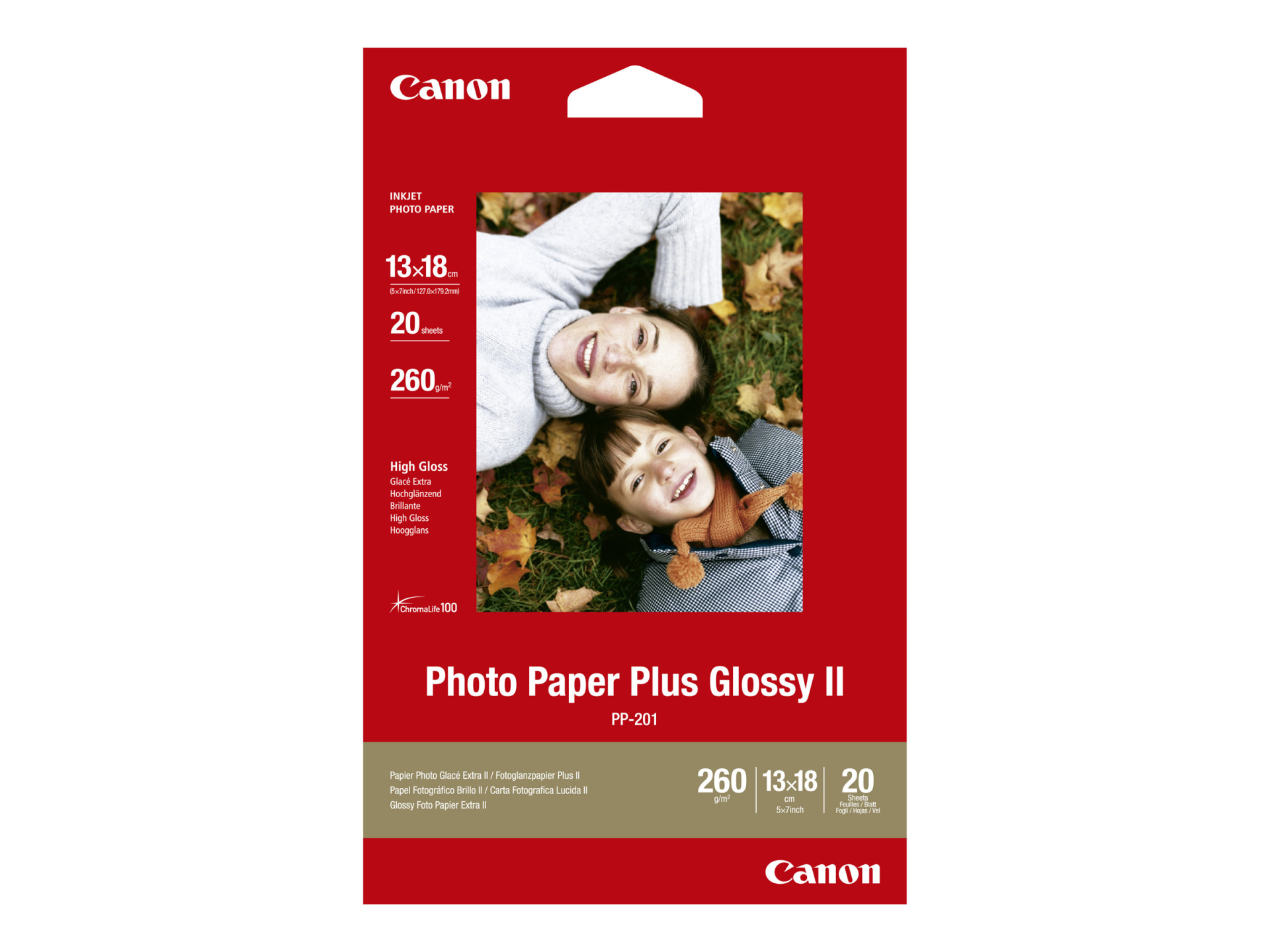 CANON PP-201 Photopaper A3 20Sheets foto papīrs