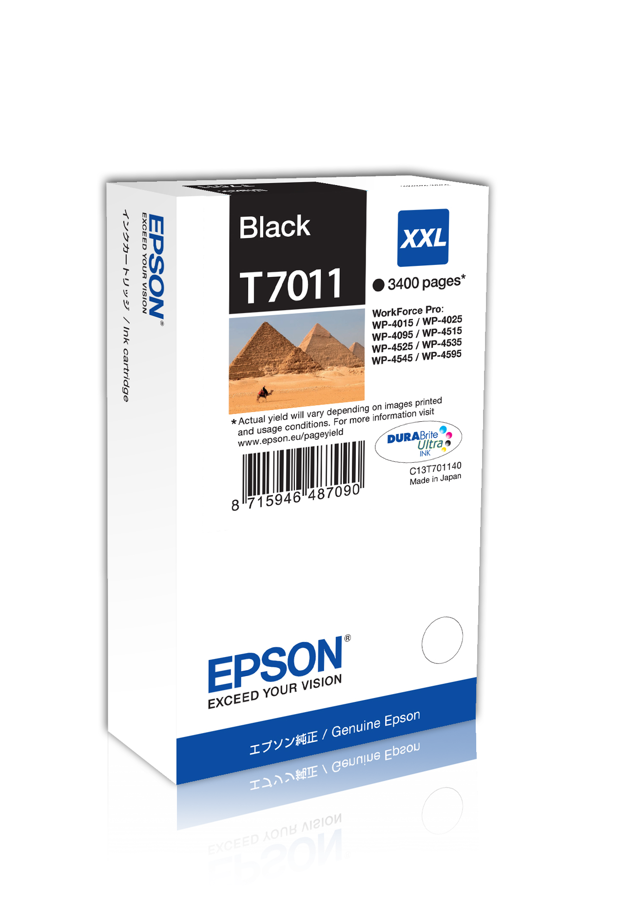 EPSON Ink Cartridge Black XXL WP4000 kārtridžs