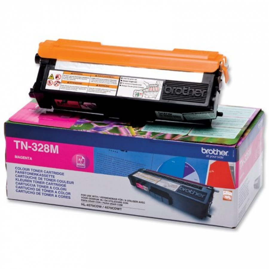 Toner Brother TN328M magenta | 6000 pgs | HL 4570CDW/DCP-9270CDN toneris