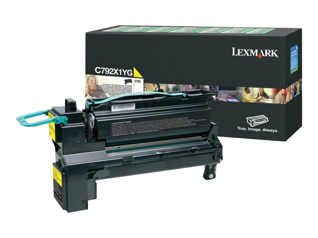 Toner Lexmark yellow | return | 20000pgs | C792 toneris