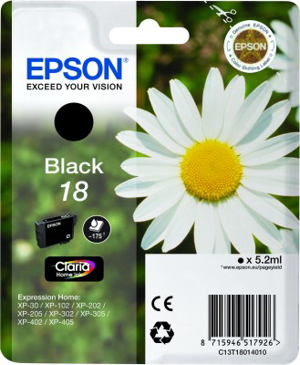 Epson 18 Claria Home Black kārtridžs