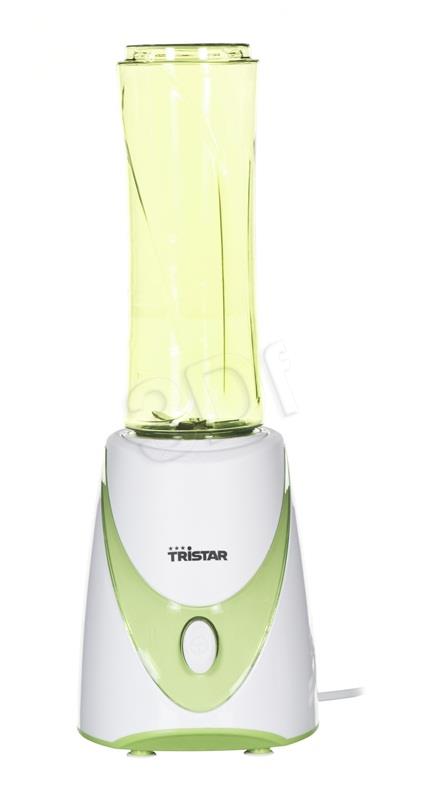 Personal blender Tristar BL-4435 Green/White, 250 W, Plastic, 0.5 L, aksesuāri Mazās sadzīves tehnikas