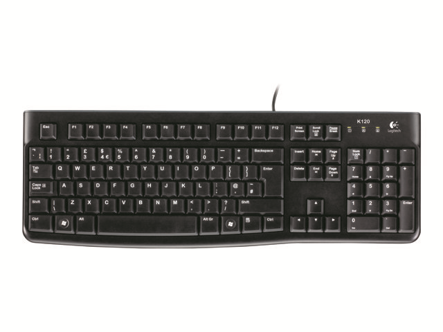 Logitech K120 Keyboard, German QWERTZ 920-002516 klaviatūra