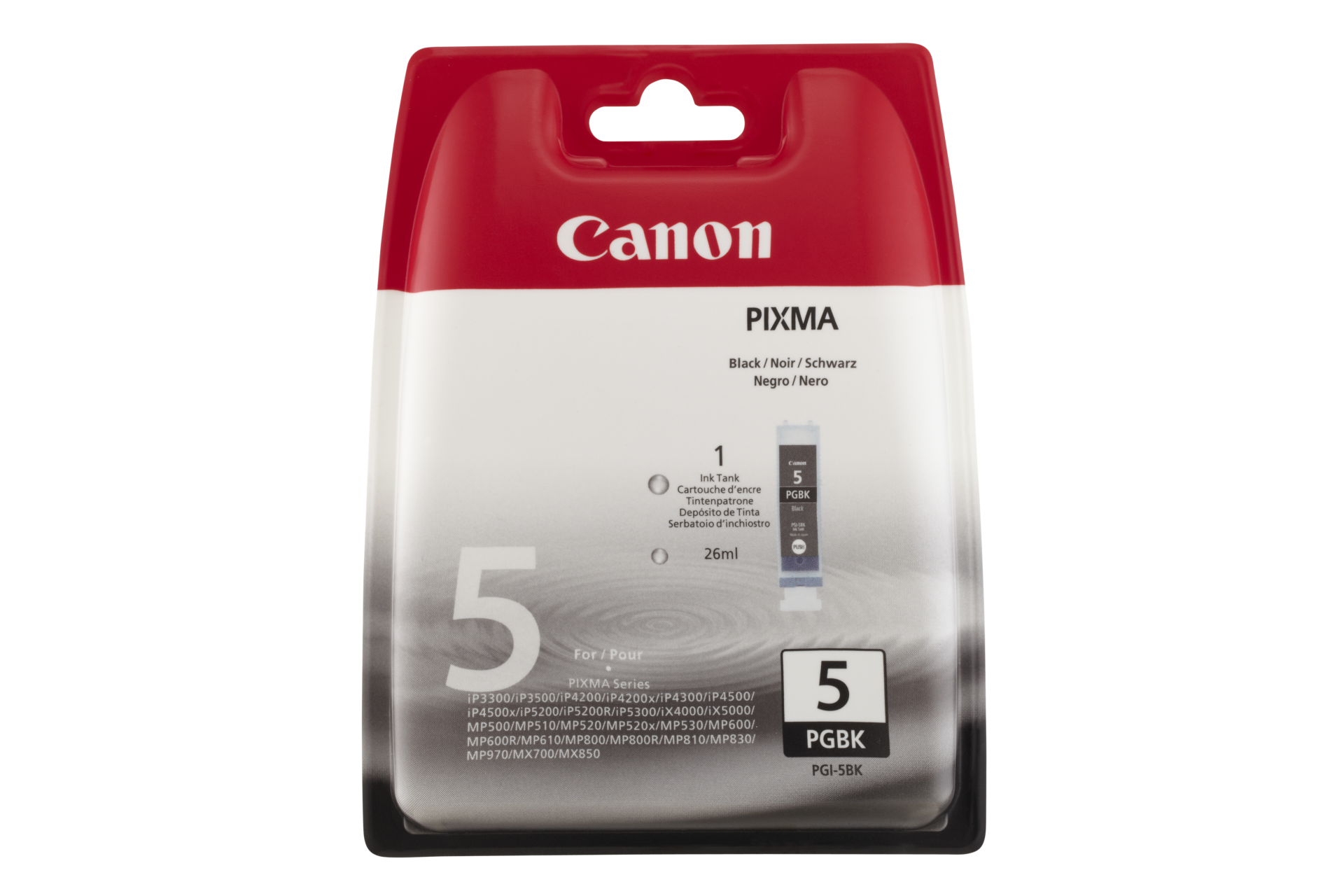 Canon Original cartridge PGI-5PGBK black 800 pages 26ml (0628B006) kārtridžs