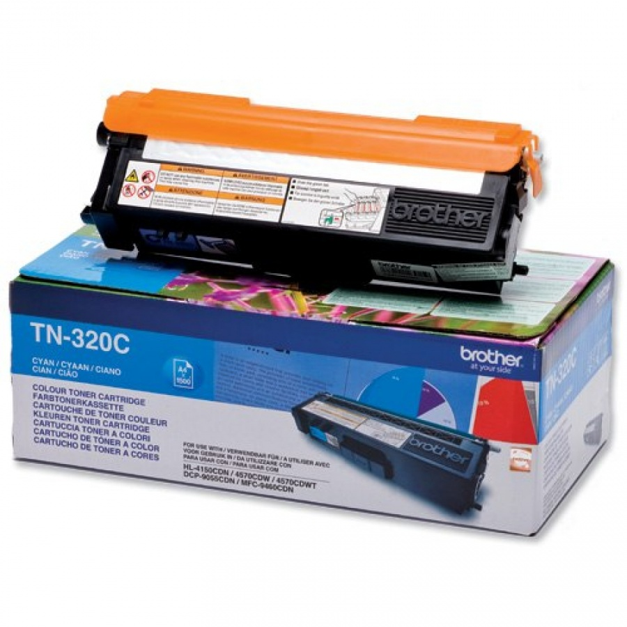 Brother TN320C cyan | 1500 pgs | HL 4150CDN/4570CDW/DCP-9270CDN toneris