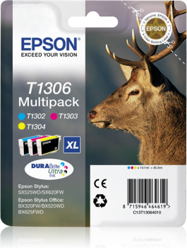 Set Epson T130 MultiPack BLISTER | Stylus SX525WD/BX305F/BX320FW/BX625FWD kārtridžs