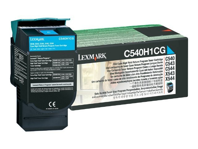 Lexmark C54x/X54x Cyan High Yield Toner cartridge (2K) for C toneris