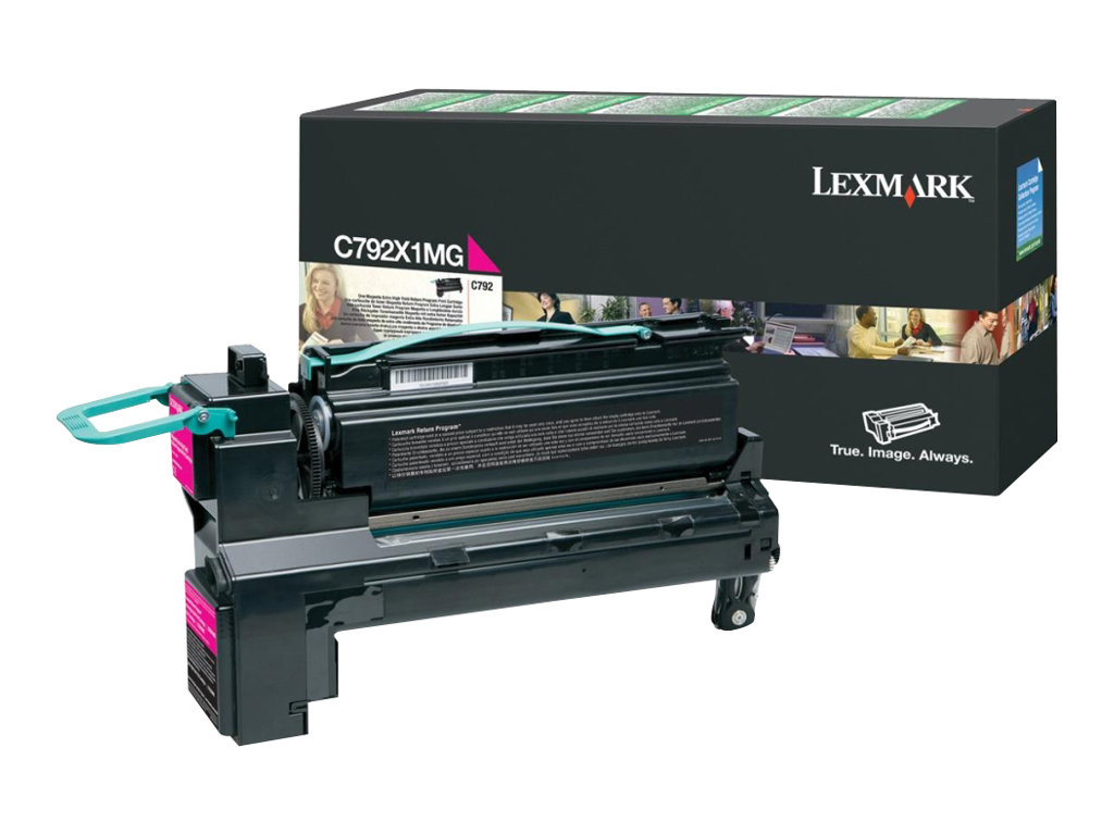 Toner Lexmark magenta | return | 20000pgs | C792 toneris