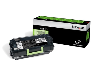 Toner Lexmark 522H black |return| 25000 pgs | MS810de / MS810dn / MS810dtn / MS8 toneris