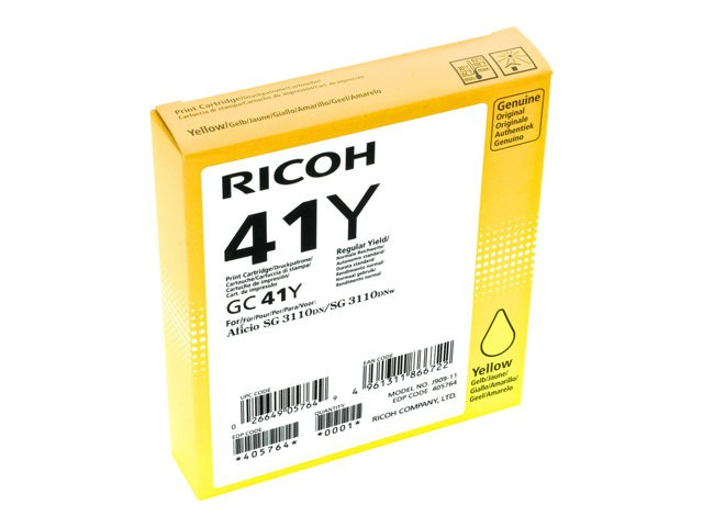 RICOH Print Cartridge GC 41Y toneris