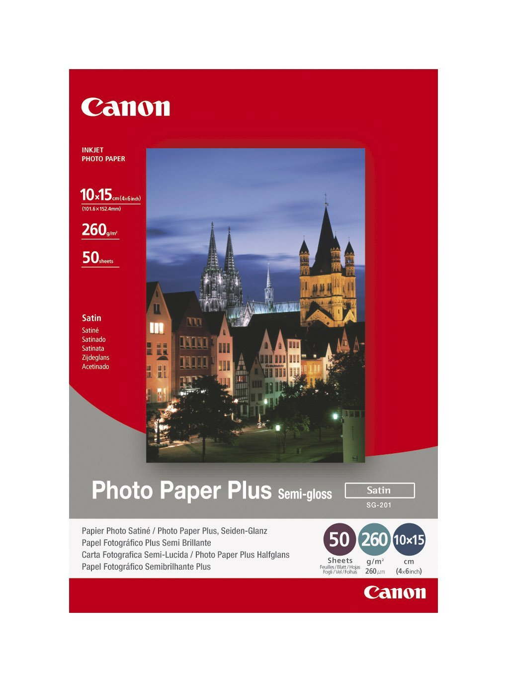 CANON SG-201 photopaper 4x6 50pages foto papīrs