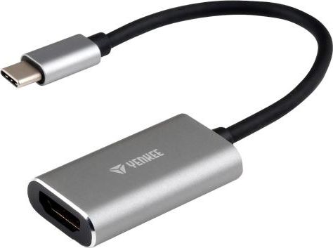Adapter USB Yenkee USB-C - HDMI Szary  (45014213) 45014213 (8590669262816)