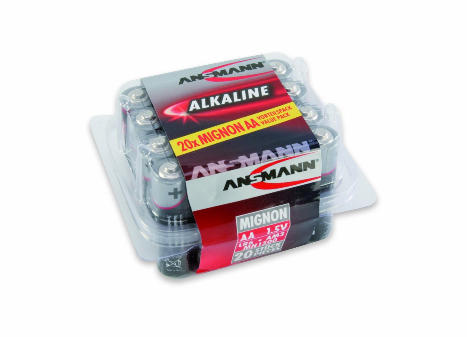 ANSMANN  Battery LR6 (AA),1x20,1.5V Alkaline Mignon Baterija