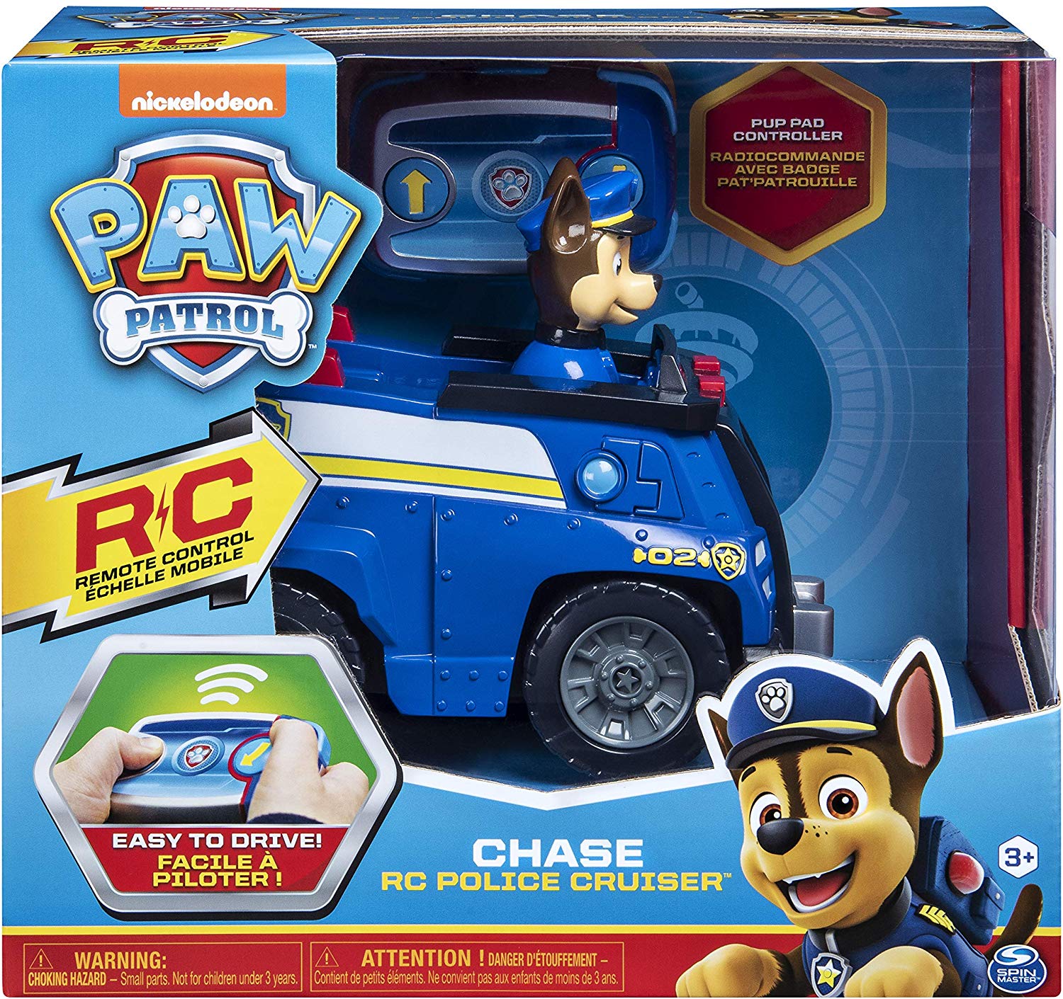 Spin Master Paw Patrol RC Chase - 6054190 Radiovadāmā rotaļlieta