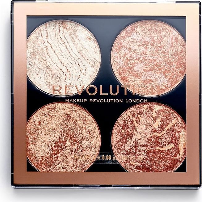 Makeup Revolution Zestaw pudrow do konturowania, Cheek Kit Don't Hold Back, 1 szt. 734804 (5057566064804) kosmētika ķermenim