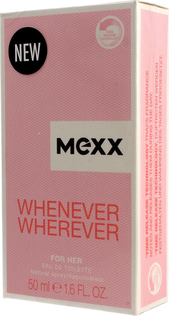 Mexx Whenever Wherever EDT 50 ml 99240016674 (3614228228022) Smaržas sievietēm