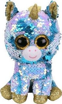 Meteor Maskotka TY Beanie Boos Flippables cekinowy jednorozec 42 cm (36761) GXP-686449 (008421367610)