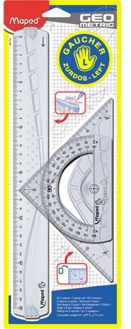 Maped Zestaw Geometric leworeczni lin/ekier/kat MAPED - 165660 165660 (3154148971184)