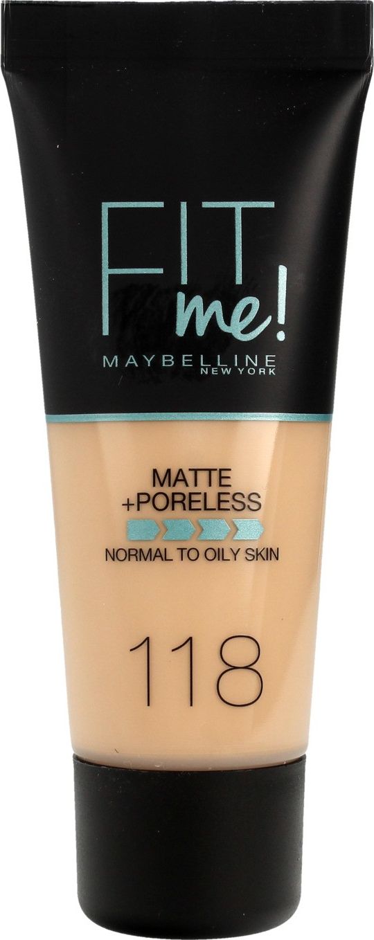 Maybelline  Fit Me Matte+ Poreless matujacy poklad do twarzy 118 30ml 3600531369392 (3600531369392) tonālais krēms