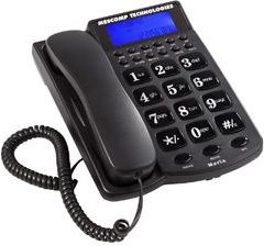 Telefon stacjonarny Mescomp Maria MT 512 Grafitowy MT 512 G (5904617462068) telefons