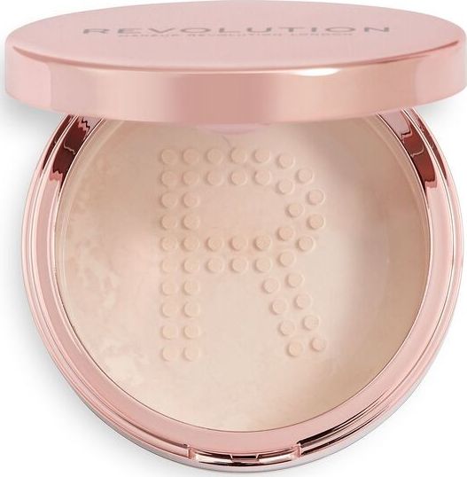 Makeup Revolution Conceal & Fix Setting Powder Puder sypki Light Pink 13g 730965 (5057566150965)