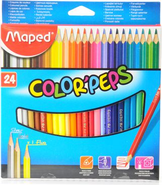 Maped Kredki Colorpeps trojkatne 24 kolorow (205576)