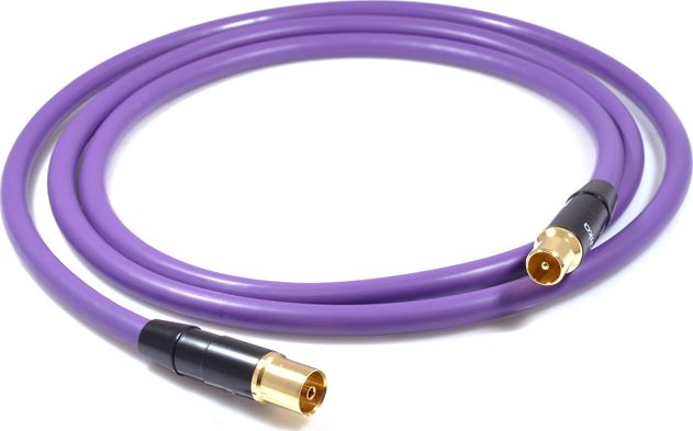 Kabel Melodika Antenowy 6m fioletowy 6094430 (05907609004628) kabelis video, audio