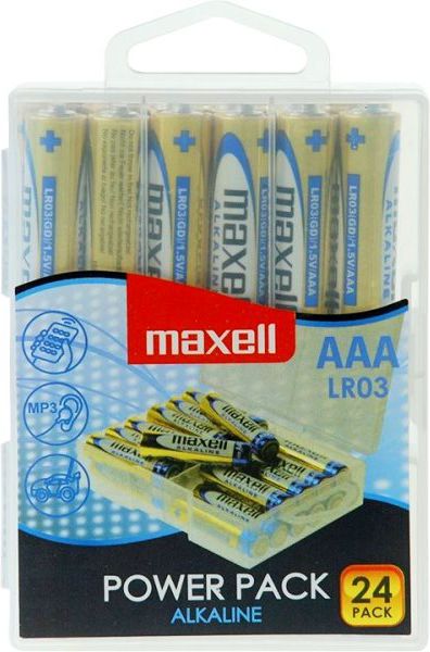 Maxell Battery AAA / R03 24 pcs. Baterija