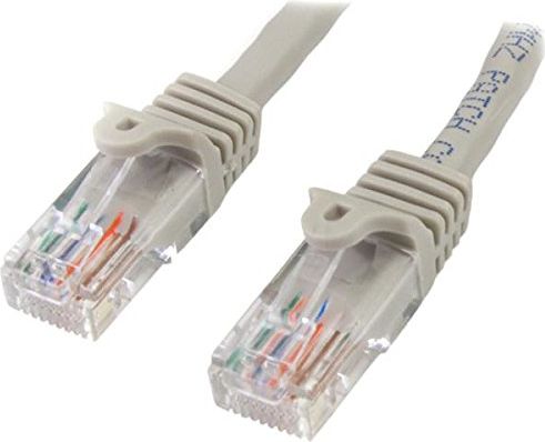 StarTech.com 0,5m Cat5e Ethernet Netzwerkkabel Snagless mit RJ45 - Grau (45PA... kabelis, vads