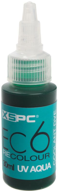 XSPC EC6 ReColour Dye, UV Aqua - 30ml ūdens dzesēšanas sistēmas piederumi