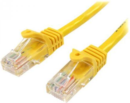 StarTech.com 10m Cat5e Ethernet Netzwerkkabel Snagless mit RJ45 - Gelb (45PAT... kabelis, vads