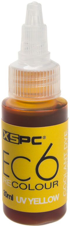 XSPC EC6 ReColour Dye, UV Yellow - 30ml ūdens dzesēšanas sistēmas piederumi