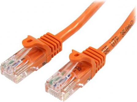 StarTech.com 10m Cat5e Ethernet Netzwerkkabel Snagless mit RJ45 - Orange (45P... kabelis, vads