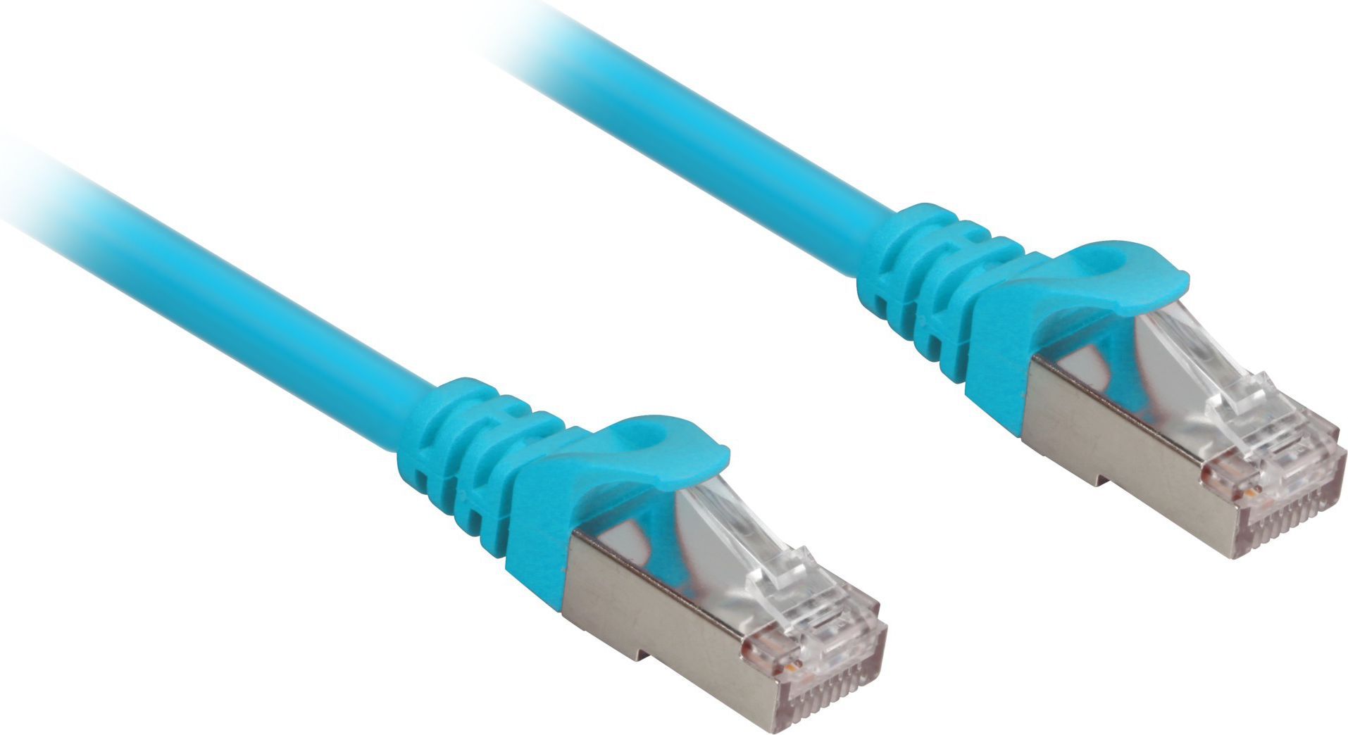 Sharkoon network cable RJ45 CAT.6a SFTP LSOH blue 0,25m - HalogenFree kabelis, vads