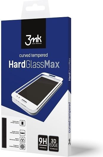 HardGlass MAX iPhone 8 black toughened glass fullscreen 9h aizsardzība ekrānam mobilajiem telefoniem