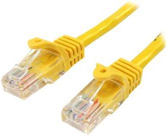 StarTech.com 0,5m Cat5e Ethernet Netzwerkkabel Snagless mit RJ45 - Gelb (45PA... kabelis, vads