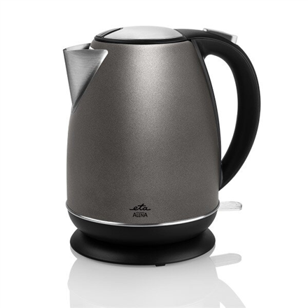 ETA Kettle ETA359090020 Alena Electric, 2200 W, 1.7 L, Stainless steel, Anthracite, 360° rotational base 8590393257744 Elektriskā Tējkanna