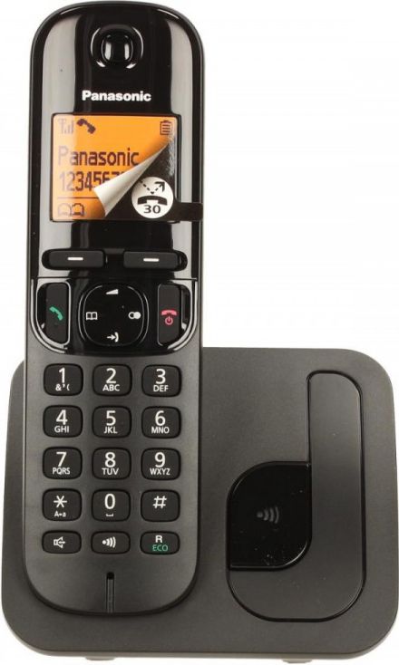 Panasonic KX-TGC210     Dect Black telefons