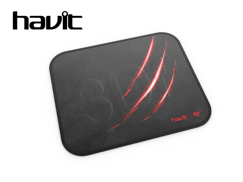 Havit HV-MP838 mouse pad Black,Red Gaming mouse pad peles paliknis