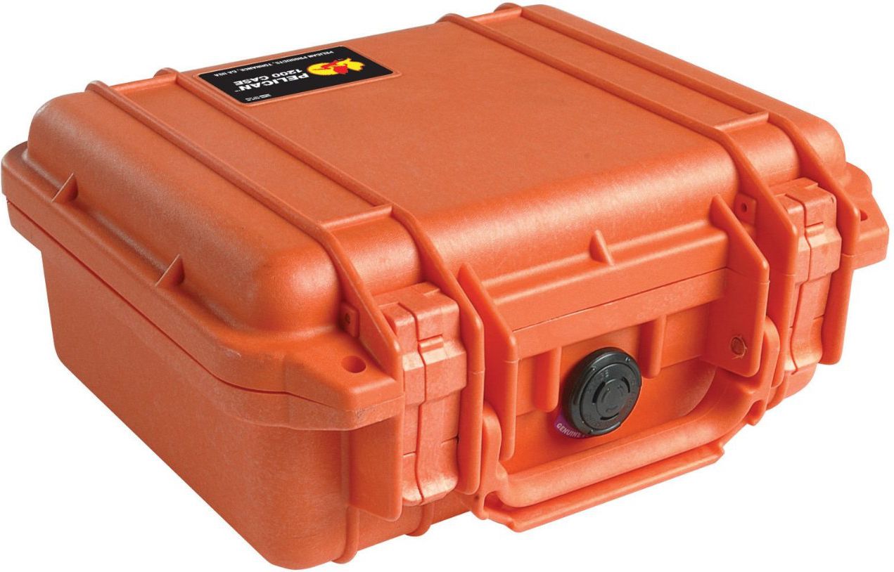 Peli Protector 1200 orange with pre-cut foam soma foto, video aksesuāriem