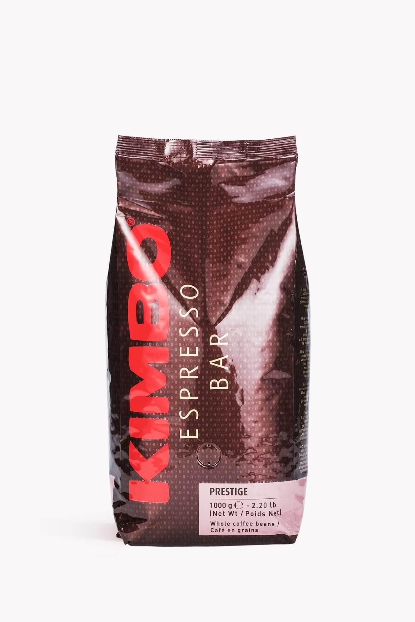 Kimbo Espresso Bar Prestige coffee beans 1 kg piederumi kafijas automātiem