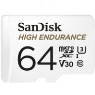 SanDisk High Endurance microSDXC 64GB V30 + Adapter atmiņas karte