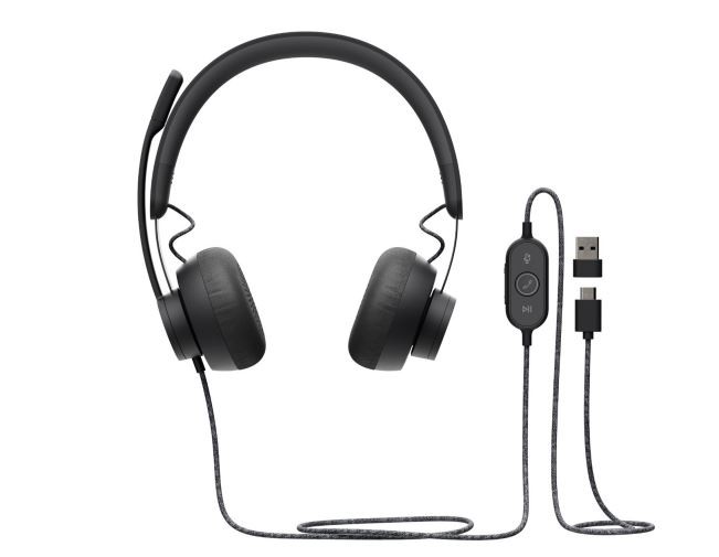 Logitech Headset Zone Wired MS Teams graphite 981-000870 austiņas