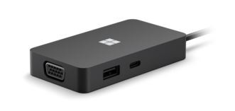 USB-C Travel Hub Commercial Black 1E4-00003 dock stacijas HDD adapteri