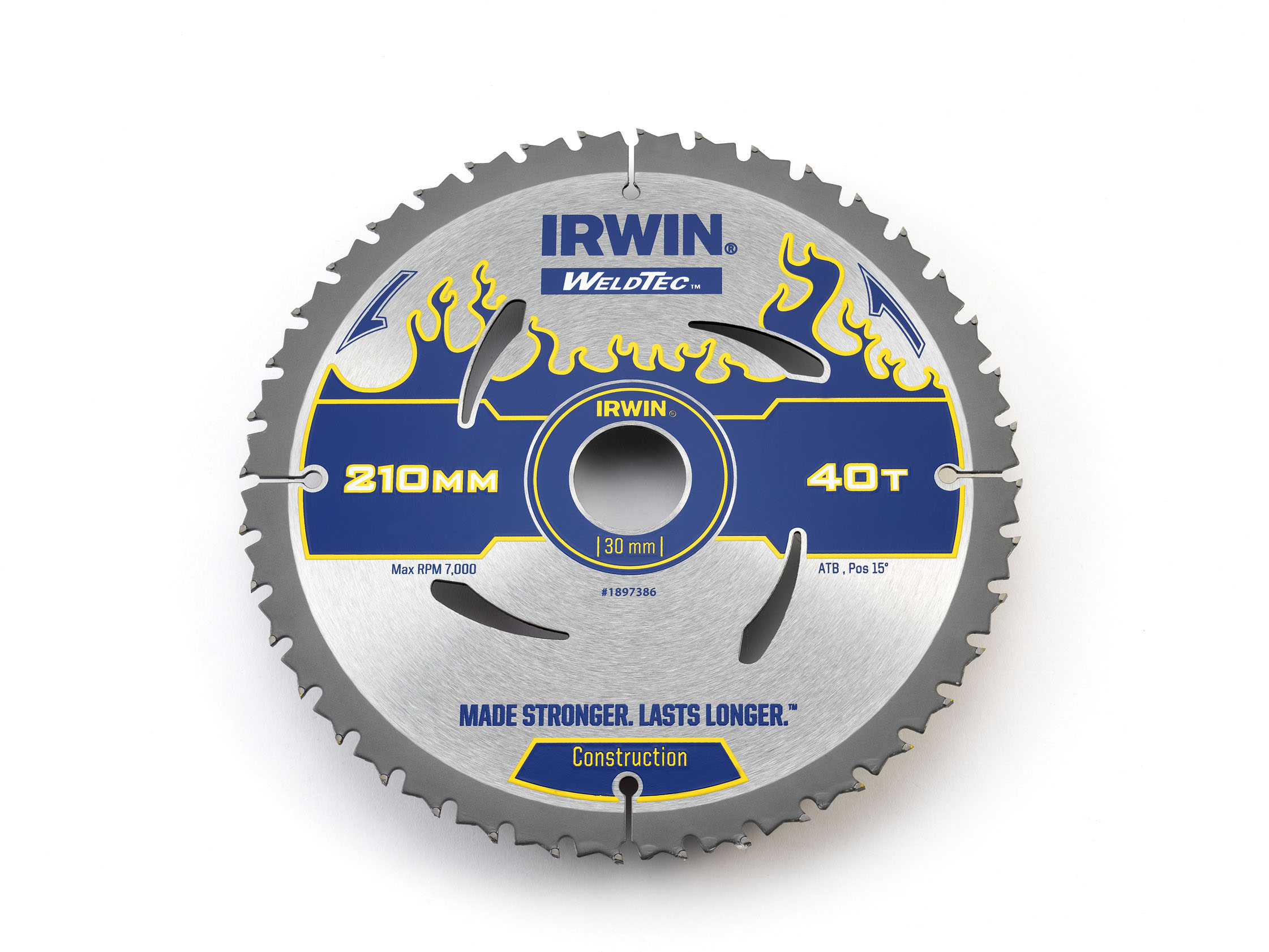 Irwin Pila tarczowa WeldTec 210x30x2,4mm 40z. - 1897386 1897386 (05706918973867) Elektriskais zāģis