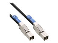  InLine Kabel Mini SAS HD SFF-8644 - SFF-8644 12Gb/s 0.5m (27638A) kabelis, vads