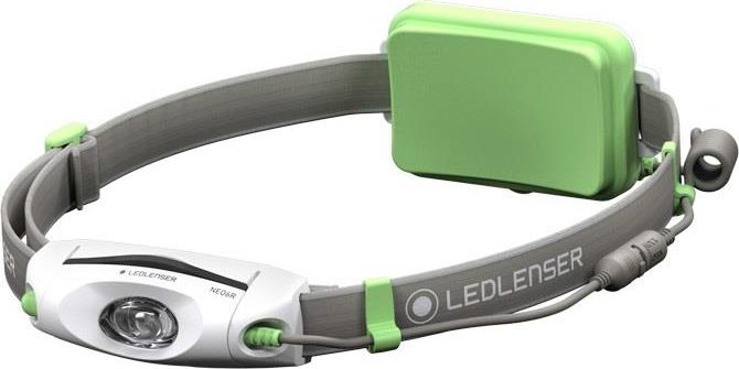 Ledlenser NEO6R Green, Grey, White Headband flashlight LED kabatas lukturis