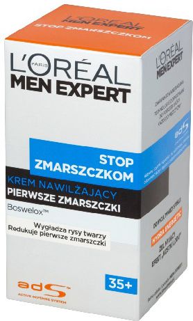 L'Oreal Paris Men Expert Krem nawilzajacy Stop Zmarszczkom 35+ 50ml 0209213 (3600520301471) kosmētika ķermenim