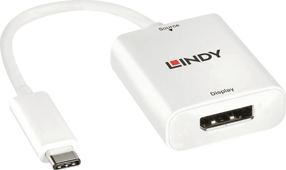 Lindy Konverter USB 3.1 Typ C auf DisplayPort 4K60 tīkla iekārta