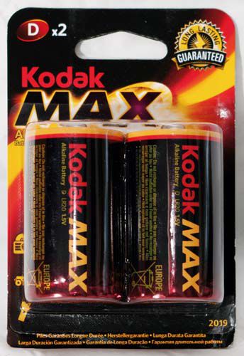 Kodak MAX bateria alkaiczna D 30952843 Baterija